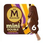 Magnum Mini Double Caramel Chocolate Ice Cream Multipack 6 x 55ml
