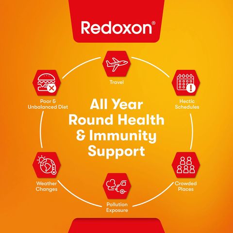 Redoxon Triple Action Immune Protector Orange Effervescent Tablets 45s