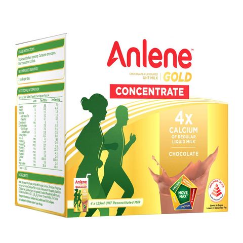Anlene Gold Concentrate UHT Milk Chocolate 4 x 125ml
