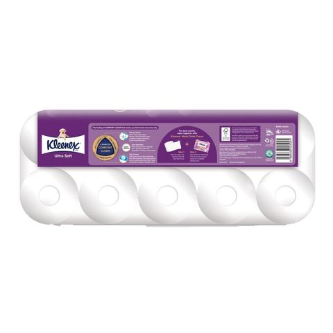 Kleenex 3Ply Ultra Soft Toilet Tissue 20 Rolls x 200s