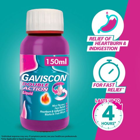 Gaviscon Mint Double Action Liquid 150ml