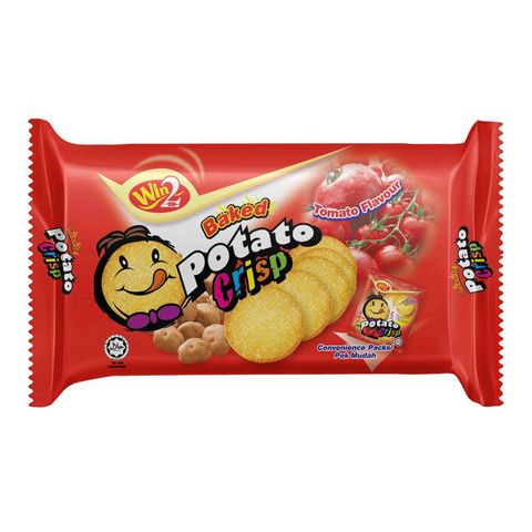Win2 Potato Crisp Cracker - Tomato Flavour 120g