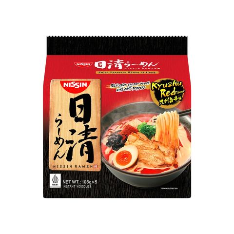Nissin Uma-Kara Spicy Instant Noodles (Halal) 5pcs x 106g