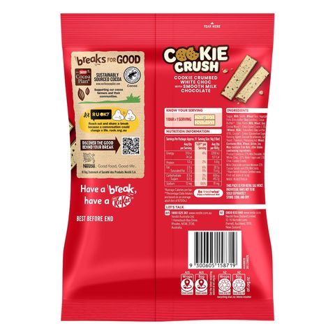 Kitkat Cookie Crush Sharebag 154g
