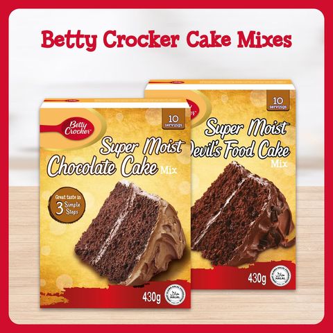 Betty Crocker Super Moist Cake Mix - Butter Recipe 430g