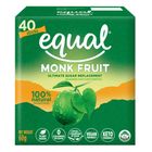 Equal Monk Fruit Sachet (Sugar Substitute) 40 x 1.5g