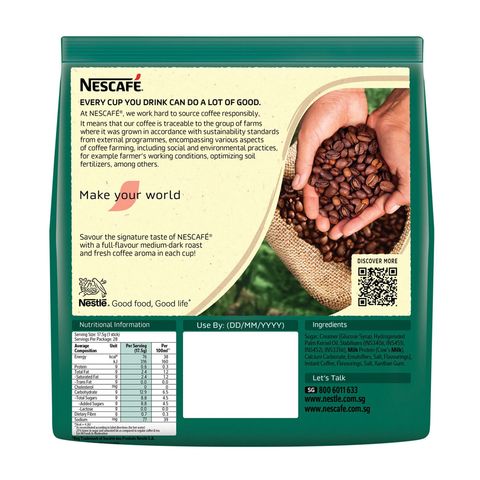 Nescafe Original 3-in-1 Blend & Brew Rich 28 Sticks x 17.5g