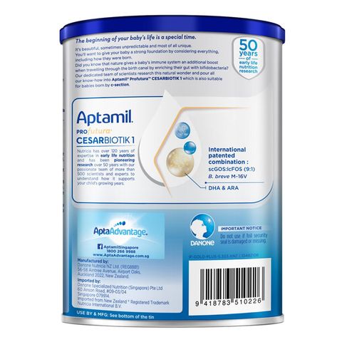 Aptamil Profutura Cesar Biotik Stage 1 800g