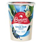 Brownes Greek Style Yoghurt 1kg