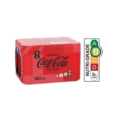 Coca-Cola Zero Sugar 12 x 320ml (Carton)