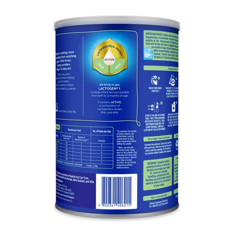Lactogen 1 Starter Infant Formula (from 0-12 Months) 1.8kg