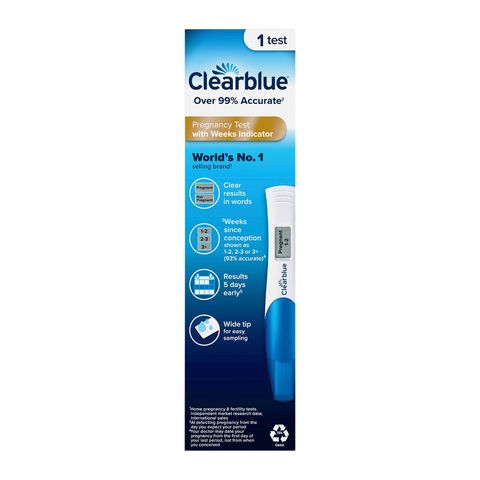 Clearblue Pregnancy Test with Weeks Indicator Digital Test 1 Piece