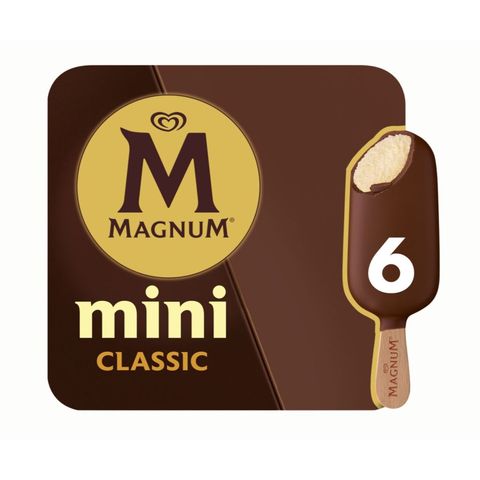 Magnum Mini Classic Ice Cream Multipack 6 x 55ml