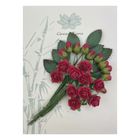 Rosebud Red (4 x 4cm) 28 Pieces
