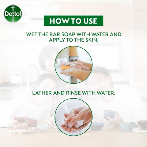 Dettol Original Body Bar Soap (Bundle of 5) 5 x 100g