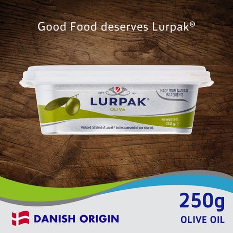 Lurpak Spreadable Butter with Olive Oil in Tub 250g