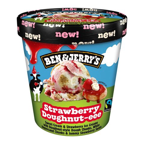 Ben & Jerry's Strawberry Doughnut-eee 465ml
