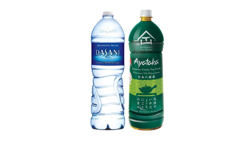 Dasani Drinking Water 1.5L & Authentic Tea House Ayataka No Sugar Japanese Green Tea Bottle 1.5L