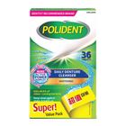 Polident Whitening Daily Denture Cleanser Value Pack Remove Tough Stains for Dentures Whitening 2 x 36 Pieces