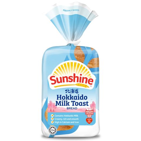Sunshine Hokkaido Milk Toast Bread 400g