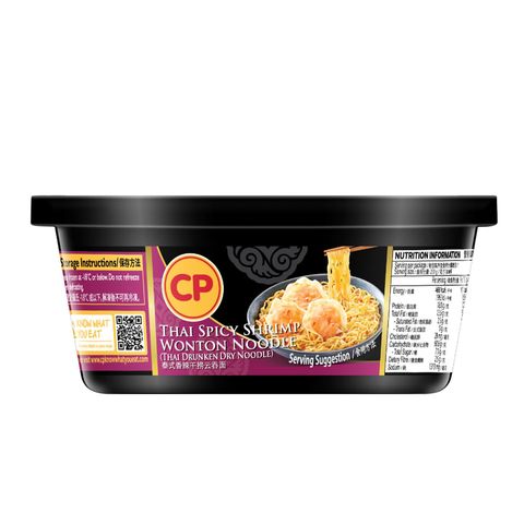 Cp Thai Spicy Shrimp Wonton Noodle 250g