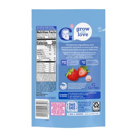 Gerber Yoghurt Melts Strawberry 28g