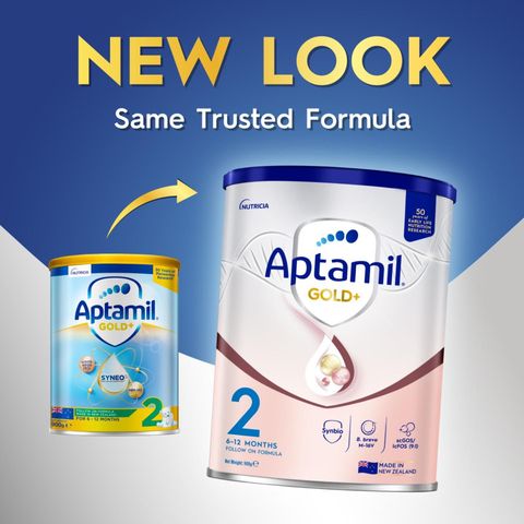 Aptamil Gold+ Stage 2 Follow on Milk Formula 900g