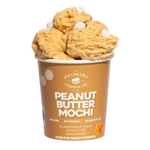 The Ice Cream & Cookie Co. Peanut Butter Mochi Ice Cream Pint 473ml