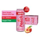 [Carton] Pokka Zero Sugar Peach Iced Tea 12 x 300ml (Recyclable)
