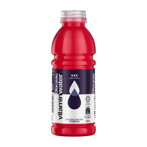 Glaceau Vitamin Water XXX - Triple Berry 500ml (Recyclable)