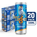Tiger Lager Beer Can 20s x 320ml