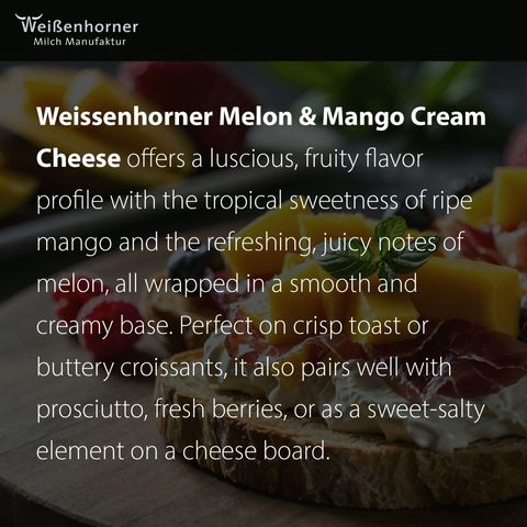 Weissenhorner Melon Mango Cream Cheese 125g