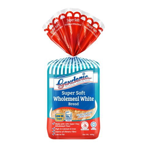 Gardenia Super Soft Wholemeal White Bread 400g