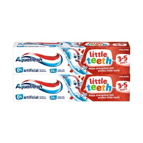 Aquafresh Little Teeth Toothpaste (3-5 Years) 2 x 50ml