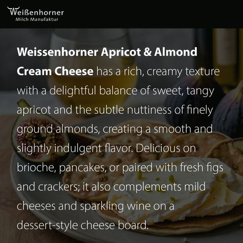 Weissenhorner Papaya Apricot Almond Cream Cheese 125g