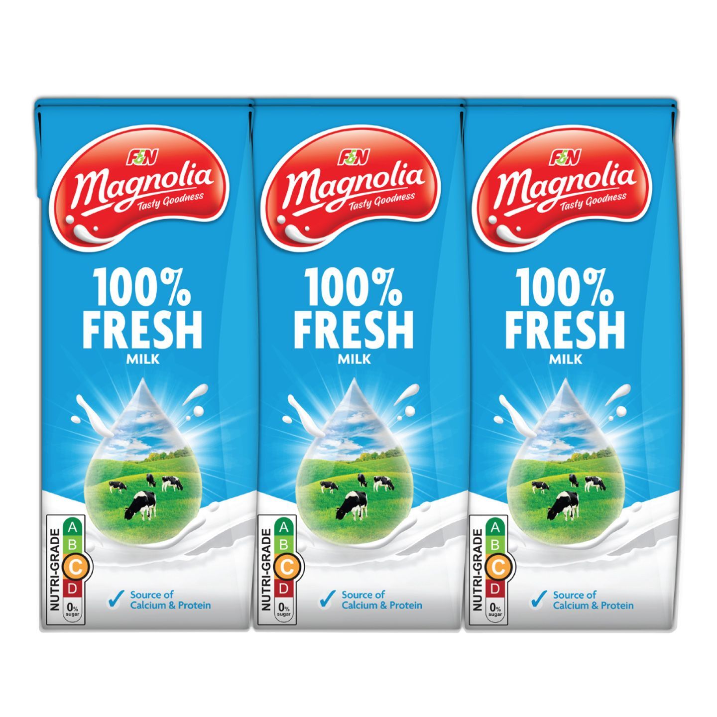 Order F&N Magnolia UHT Fresh Milk 6 x 200ml from pandamart XL