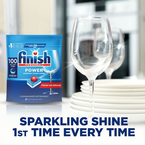 Finish Power All-in-One Max Dishwasher Tablets 100pcs