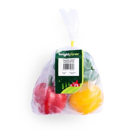 brightfarms Traffic Light Capsicum Bell Peppers 3pcs