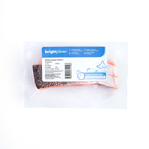 brightfarms Frozen Norwegian Salmon Portion 240g