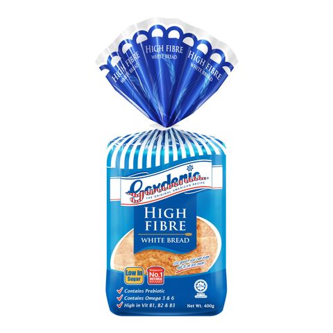 Gardenia High Fibre White Bread 400g