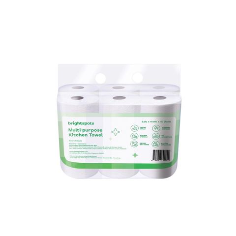 brightspots 2Ply Kitchen Towel 6 Rolls x 60s