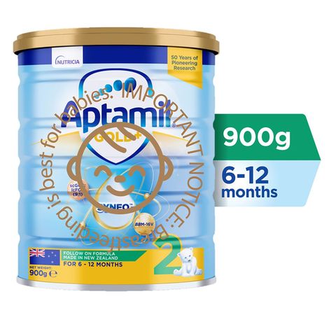 Aptamil Gold+ Stage 2 Follow on Milk Formula 900g