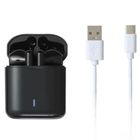 Miniso TWS Earphones Macaron Half in-Ear Model S88 Black 1 Unit