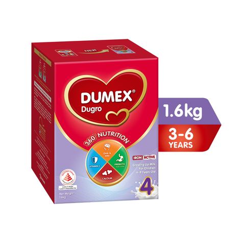 Dumex Dugro Stage 4 Growing Up Baby Milk Formula 1.6kg