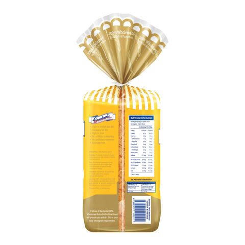 Gardenia 100% Wholemeal Extra Soft & Fine Bread 600g