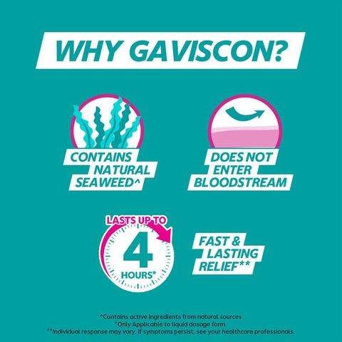 Gaviscon Double Action Liquid Sachet 5s x 10ml