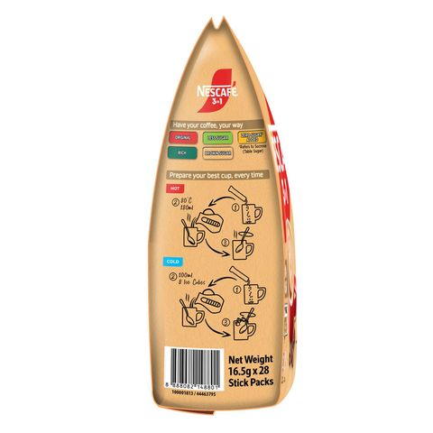 Nescafe Original 3-in-1 Brown Sugar 28 Sticks x 16.5g