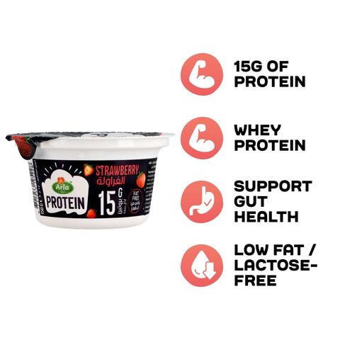 Arla Protein Strawberry Yoghurt Lactose Free 150g