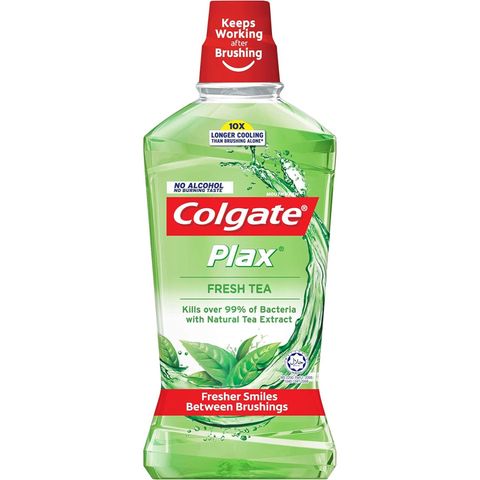Colgate Plax Non-Alcohol Mouthwash - Fresh Tea 1L