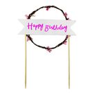 Arcylic Insert Happy Birthday Led Light 1 Piece